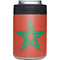 Morocco Flag Distressed Yeti Colster Can Insulator  Skin
